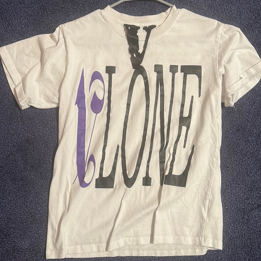 Medium Vlone purple and black tee